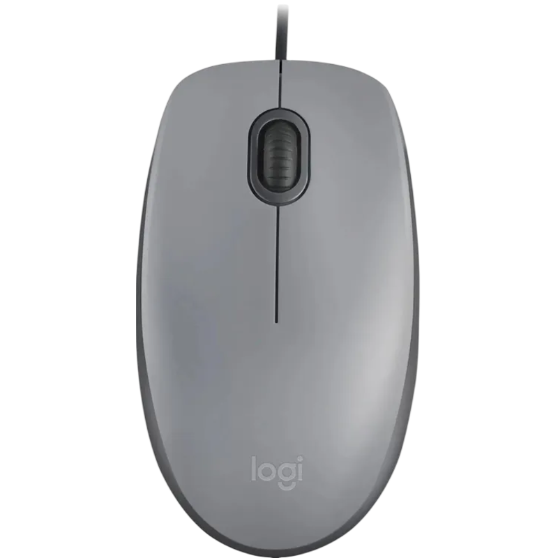 Мышь Logitech M110 серый оптическая (1000dpi) silent USB (2but)