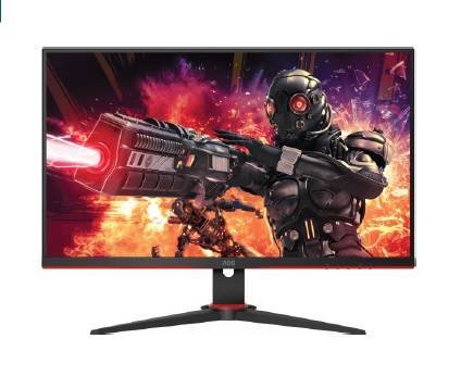 Монитор AOC 23.8" Gaming 24G2ZE черный/красный IPS LED 0.5ms 16:9 HDMI матовая 350cd 178гр/178гр 192