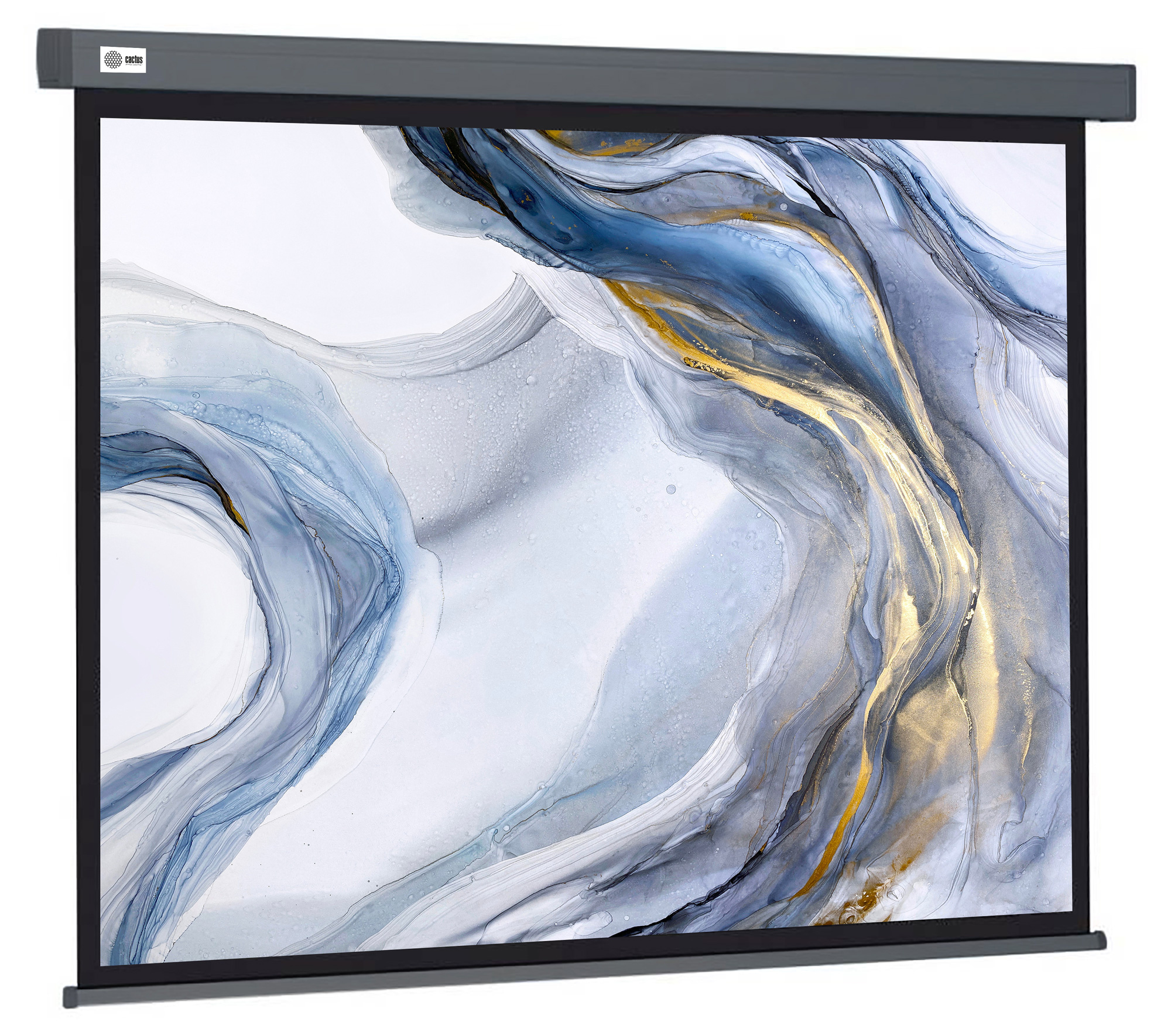 Экран Cactus 84" 128x170.7см Wallscreen CS-PSW-128X170-SG 4:3 настенно-потолочный рулонный серый