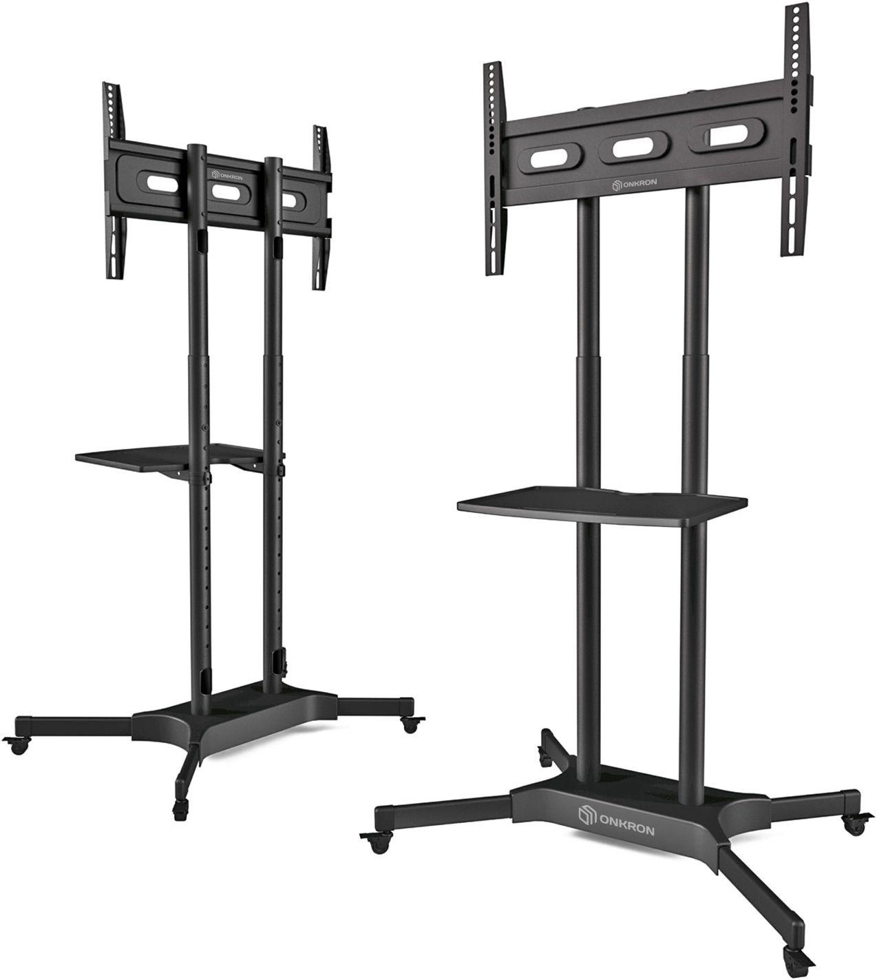 Подставка для телевизора Onkron TS1351 черный 32"-65" макс.50кг напольный мобильный