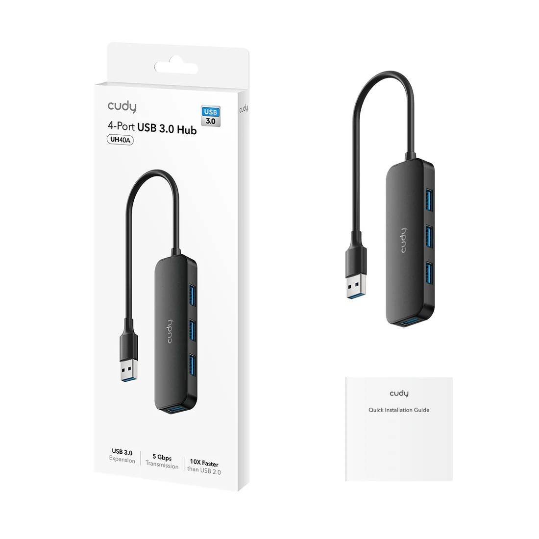 Адаптер 4-Port USB-A 3.0 Hub