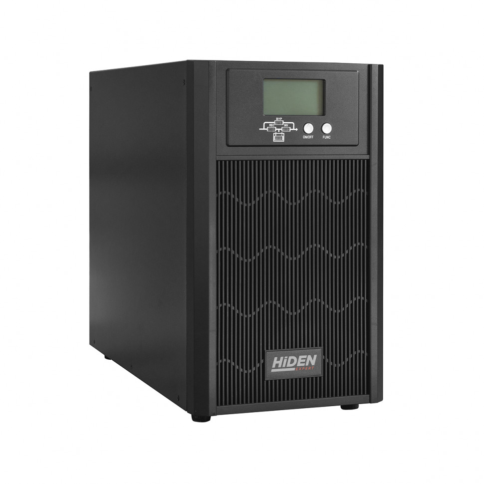 ИБП HIDEN EXPERT HE11003S, встроенные АКБ в корпусе (8х9А/ч), 3 kVA/3 kW (PF=1){С двойным преобразов