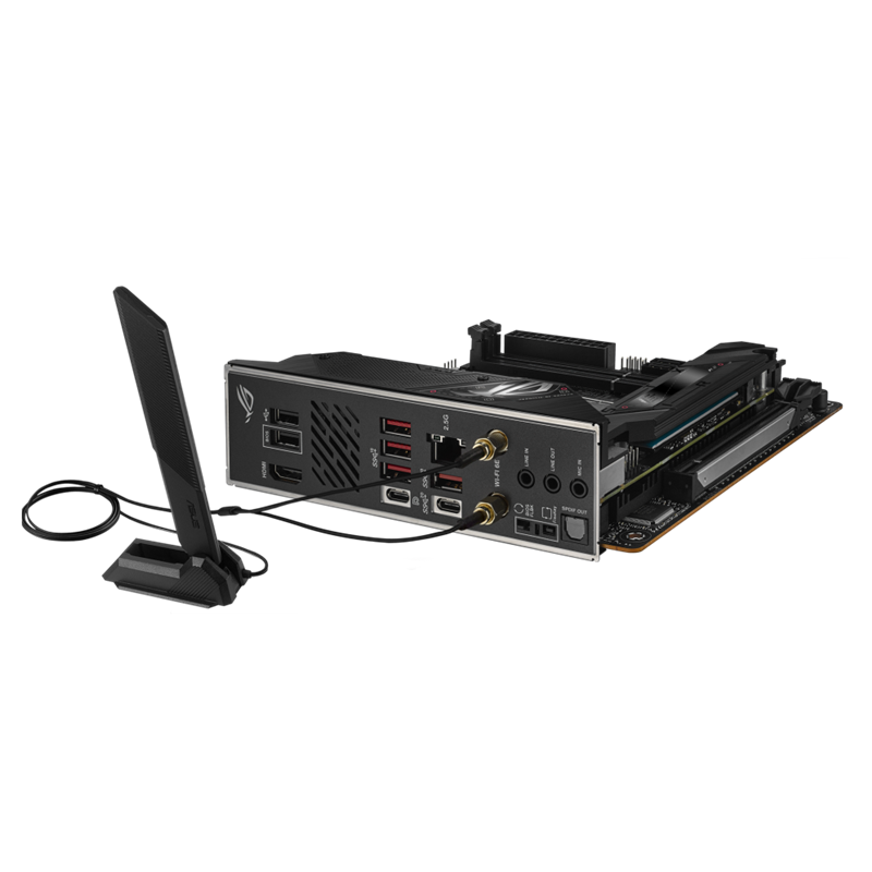 Материнская плата Asus ROG STRIX B650E-I GAMING WIFI Socket AM5 AMD B650 2xDDR5 mini-ITX AC`97 8ch(7