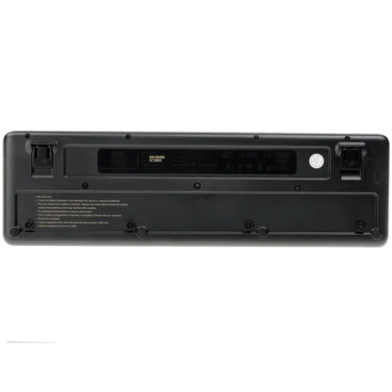 Клавиатура + мышь Logitech MK220 клав:черный мышь:черный USB беспроводная (920-003169)
