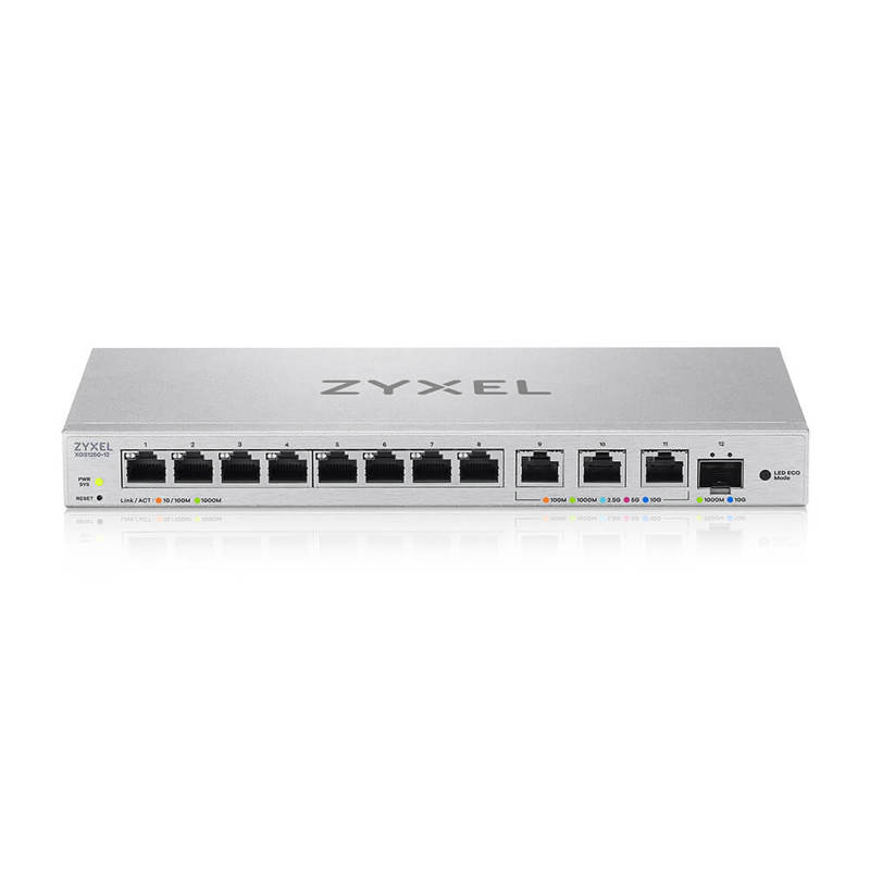 Коммутатор Zyxel XGS1250-12-ZZ0102F (L2) 8x1Гбит/с 3x10Гбит/с 1SFP+ управляемый