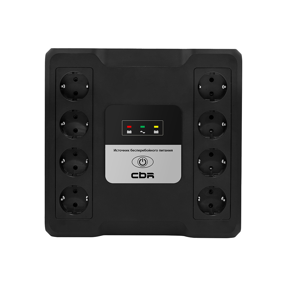 ИБП CBR [CTL-600B-8F-LDK] Line Interactive 600 VA / 360 W 7Ah12V 8 x Shuko