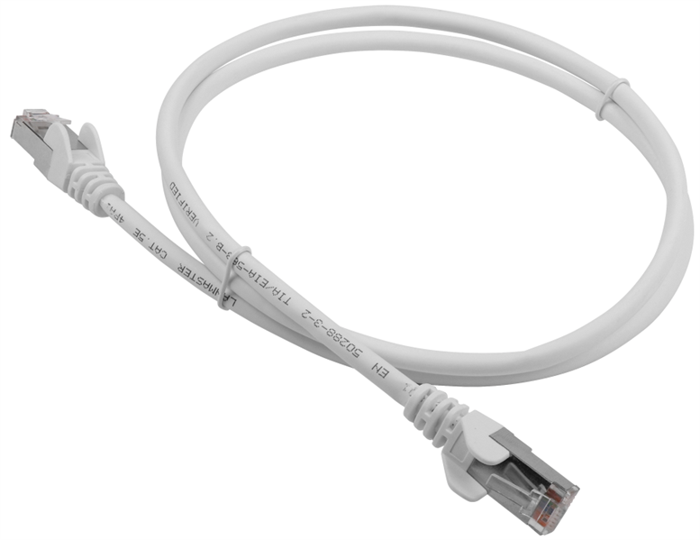 Патч-корд Патч-корд LANMASTER LSZH FTP кат.5e, 5.0 м, белый
