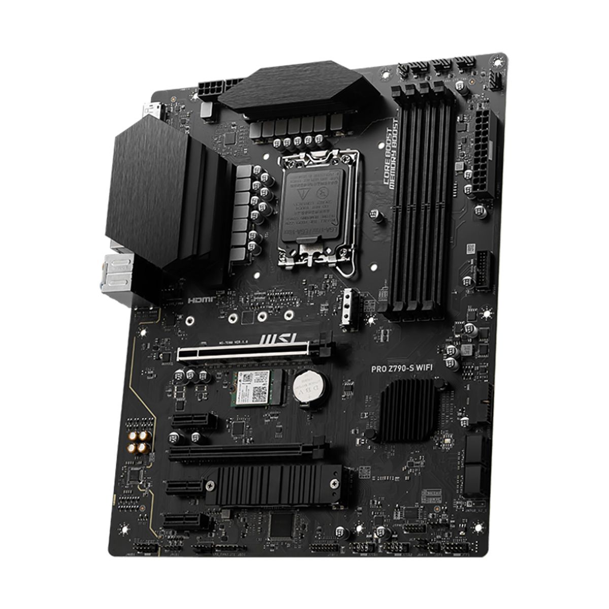 Материнская плата MSI PRO Z790-S WIFI Soc-1700 Intel Z790 4xDDR5 ATX AC`97 8ch(7.1) 2.5Gg RAID+HDMI+
