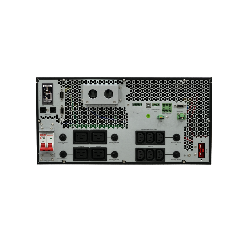 Источник бесперебойного питания Systeme Electriс SRT SRTSE6KRTXLIEC-NC 6000Вт 6000ВА черный