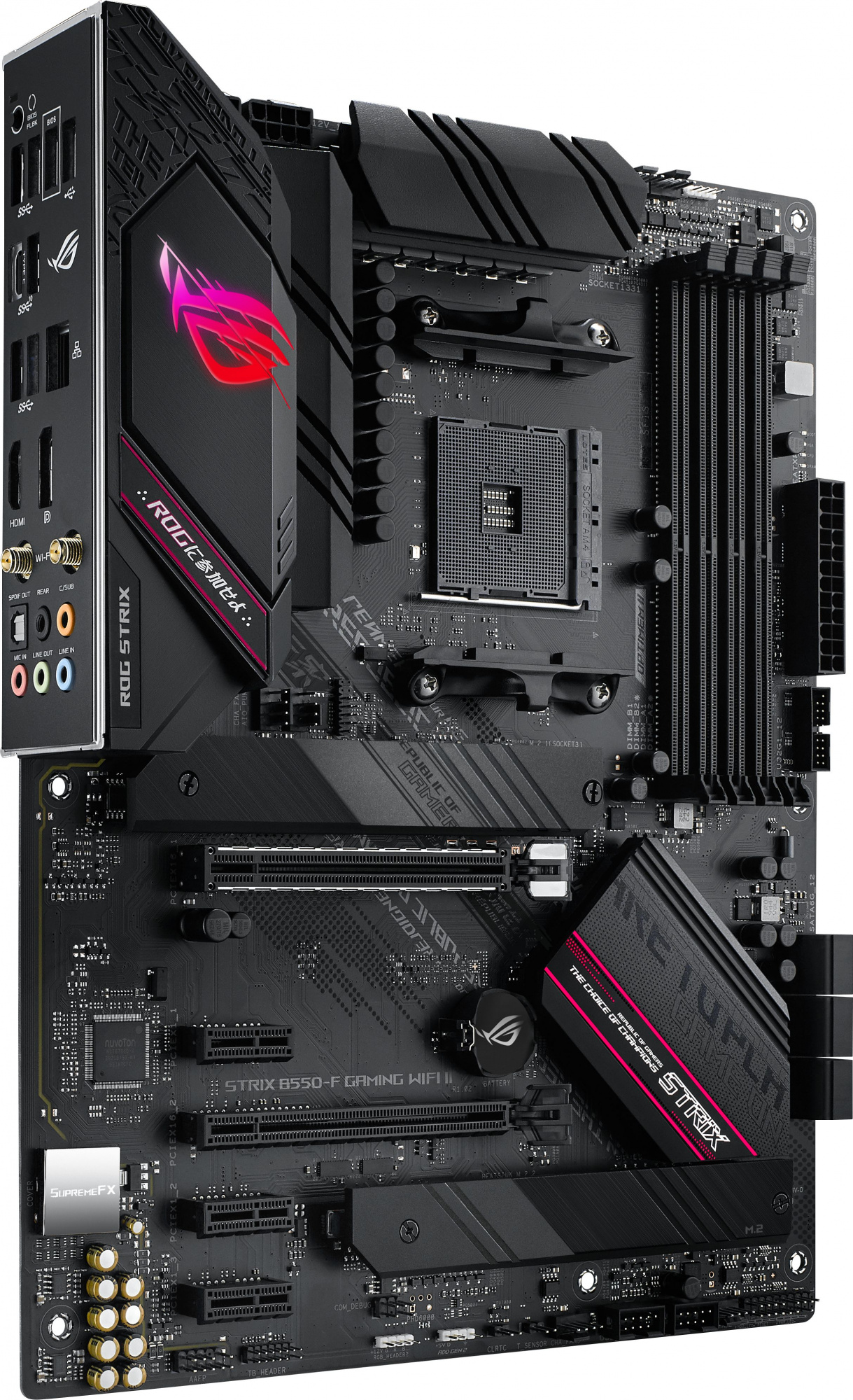 Материнская плата Asus ROG STRIX B550-F GAMING WIFI II Soc-AM4 AMD B550 4xDDR4 ATX AC`97 8ch(7.1) 2.