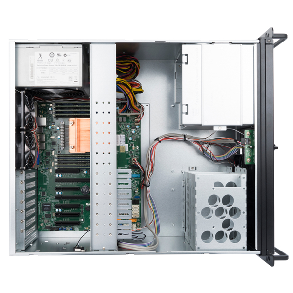 Корпус серверный InWin IW-R400-01N ________________ /USB3.0*2/Rear fan 8025mm 4200RPM*2/Front fan 80