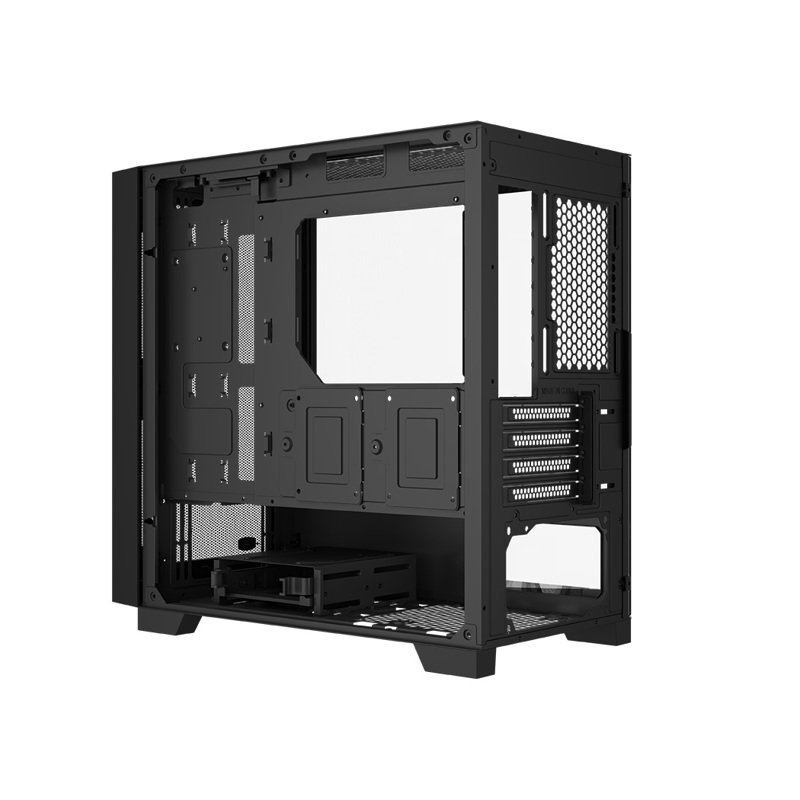 Корпус PCCOOLER C3D310 BK, Mesh Mid Tower, Black, TG, 0.6 SPCC, no fans mATX, mITX 165/350/200mm 3x2