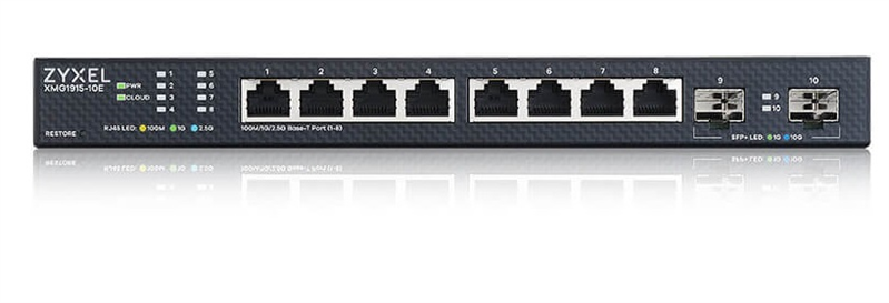 Коммутатор Zyxel NebulaFlex XMG1915-10E-EU0101F (L3) 8x2.5Гбит/с 2SFP+ управляемый