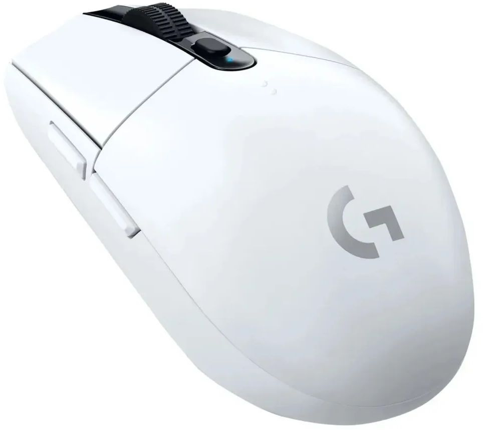 Мышь Logitech G304 Lightspeed белый оптическая 12000dpi беспров. USB 5but (910-005295)