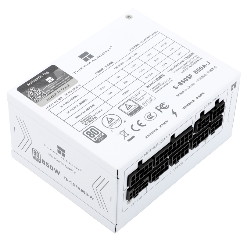 Thermalright, 850W 80+ Gold TR-SGFX 850W
