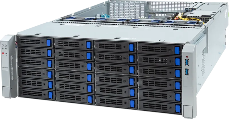 Gigabyte Server Platform S453-S70 / 4U / 2xIntel (Gen4/5) / 2xHS / 16xDIMM / 36xLFF SAS/SATA + 2xSFF