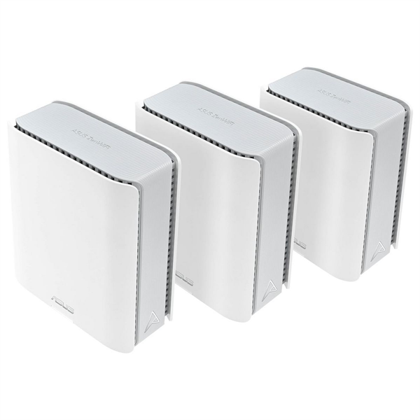 Маршрутизатор ASUS BT10(W-3-PK) (BT10(W-3-PK)/EU) WiFi 7 2x10G 1G USB 11529+5764+688Mbps 6GHz/5GHz/2