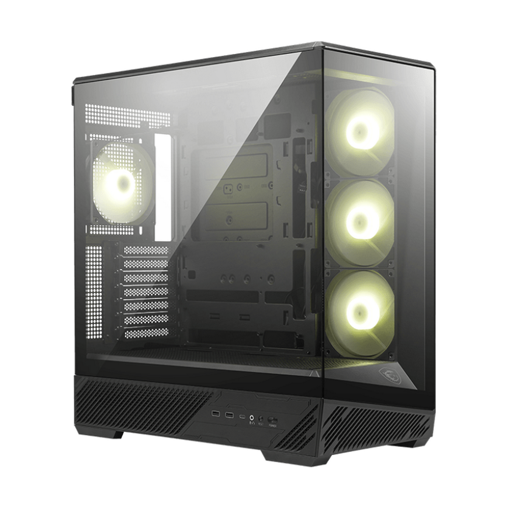Корпус для ПК MSI MAG PANO 130R PZ 2xUSB 3.2 Gen 1, 1xUSB 3.2 Gen2 Type-C, 3x120mm ARGB Reverse Blad