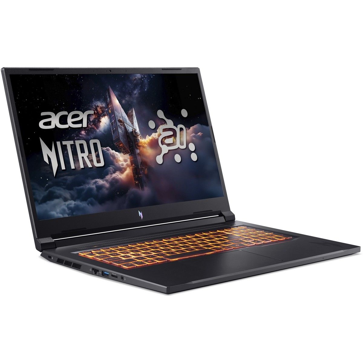 Ноутбук Acer Nitro V 17 AI ANV17-41-R0P2 Ryzen 7 260 32Gb SSD1Tb NVIDIA GeForce RTX 5060 8Gb 17.3" I
