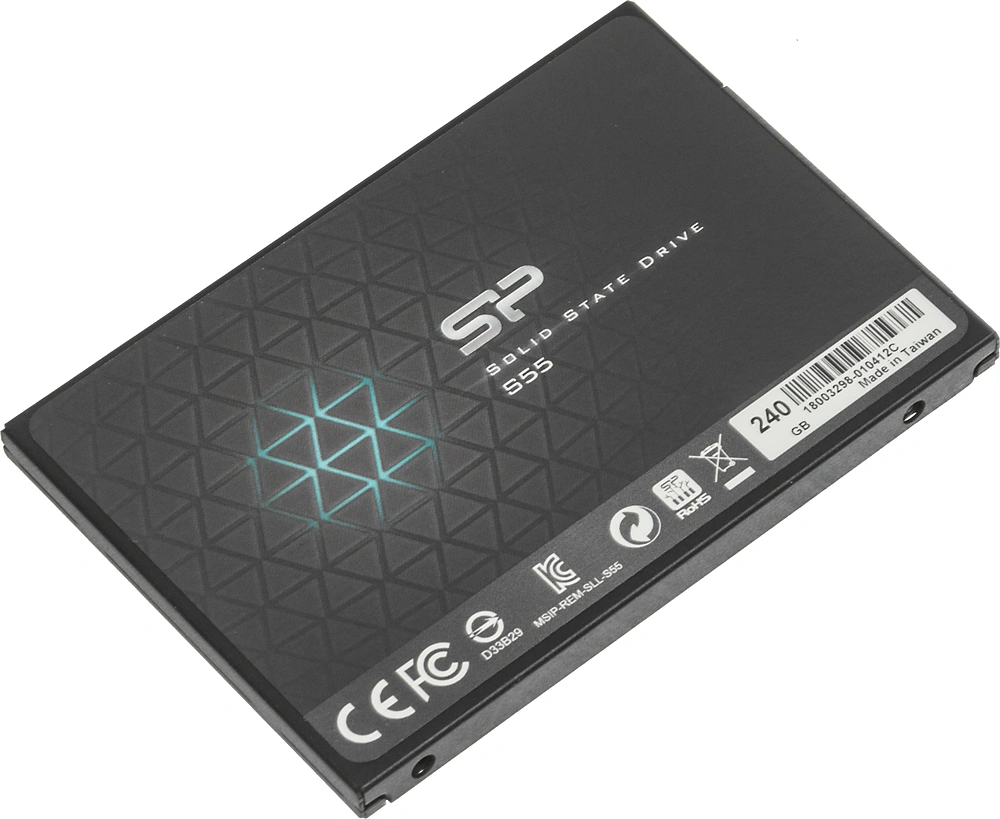 Накопитель SSD Silicon Power SATA-III 240GB SP240GBSS3S55S25 Slim S55 2.5"