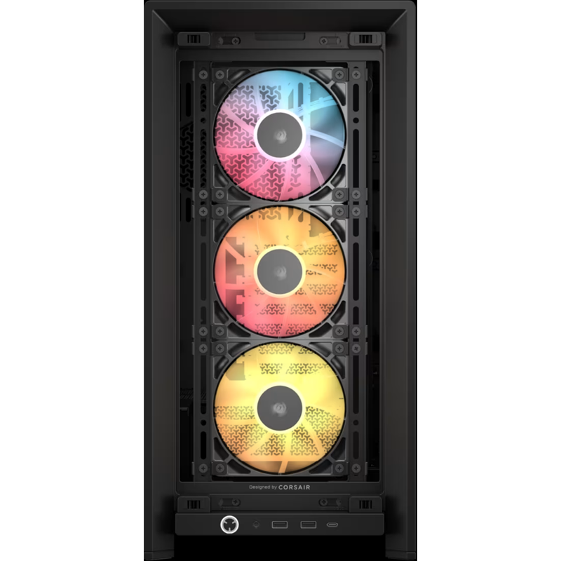 Корпус Corsair Frame 4000D RS ARGB, Midi-Tower, TG, 3x120mm ARGB, 2xUSB-A 3.2, 1xUSB 3.2 Type-C, E-A