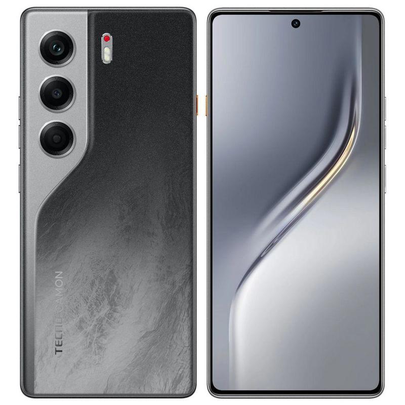 Смартфон Tecno Camon 40 256Gb 8Gb черный моноблок 3G 4G 2Sim 6.78" 1080x2436 Android 15 50Mpix 802.1