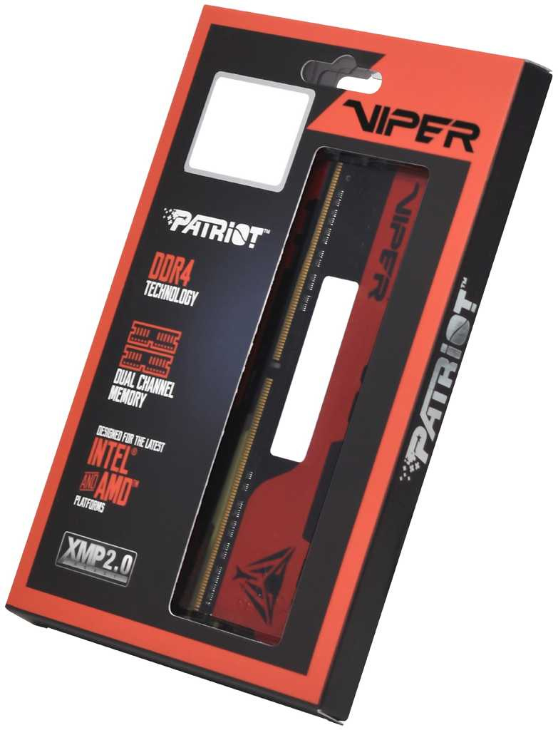 Память DDR4 2x16Gb 3200MHz Patriot PVE2432G320C8K Viper Elite II RTL Gaming PC4-25600 CL18 DIMM 288-