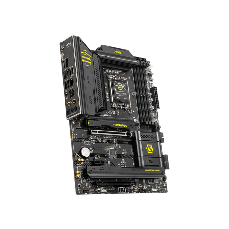 Материнская плата MSI MAG B860 TOMAHAWK WIFI Soc-1851 Intel B860 4xDDR5 ATX AC`97 8ch(7.1) 5Gigabit 