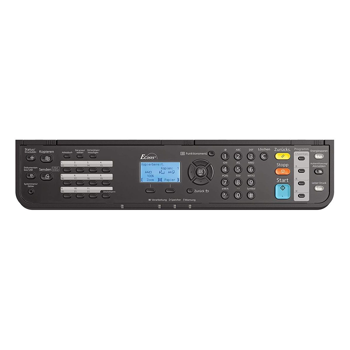 МФУ Kyocera Ecosys M2135DN A4, лазерное, черно-белое, 35стр/мин, 1200dpi, 800МГц, 512Мб, 250+100, US