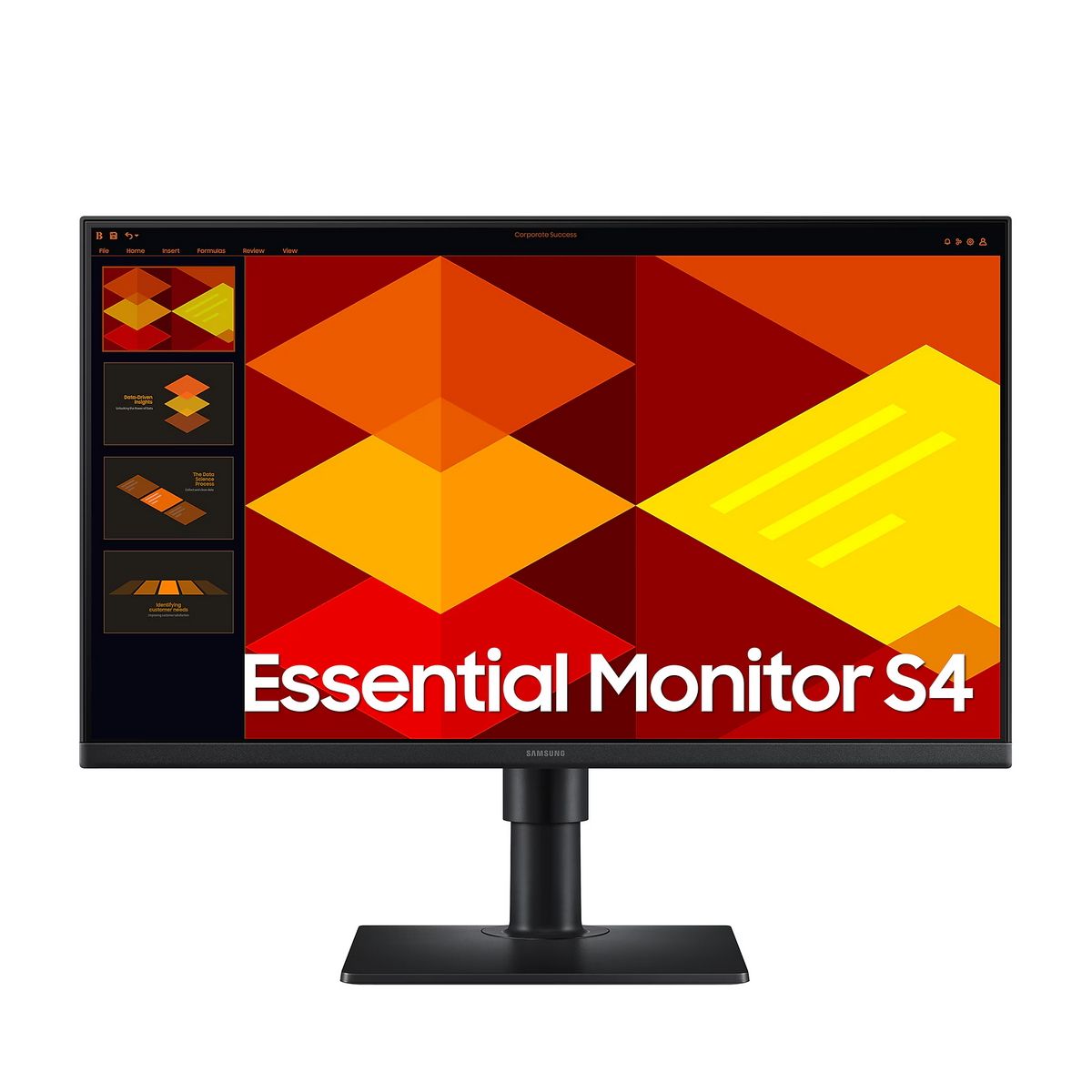 Монитор Samsung 24" Essential S4 S24D400GAIXCI черный IPS LED 16:9 HDMI матовая HAS Piv 1000:1 250cd