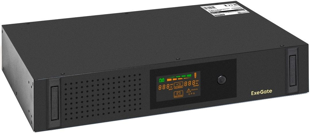 Источник бесперебойного питания Exegate ServerRM EX293851RUS 1200Вт 2000ВА черный