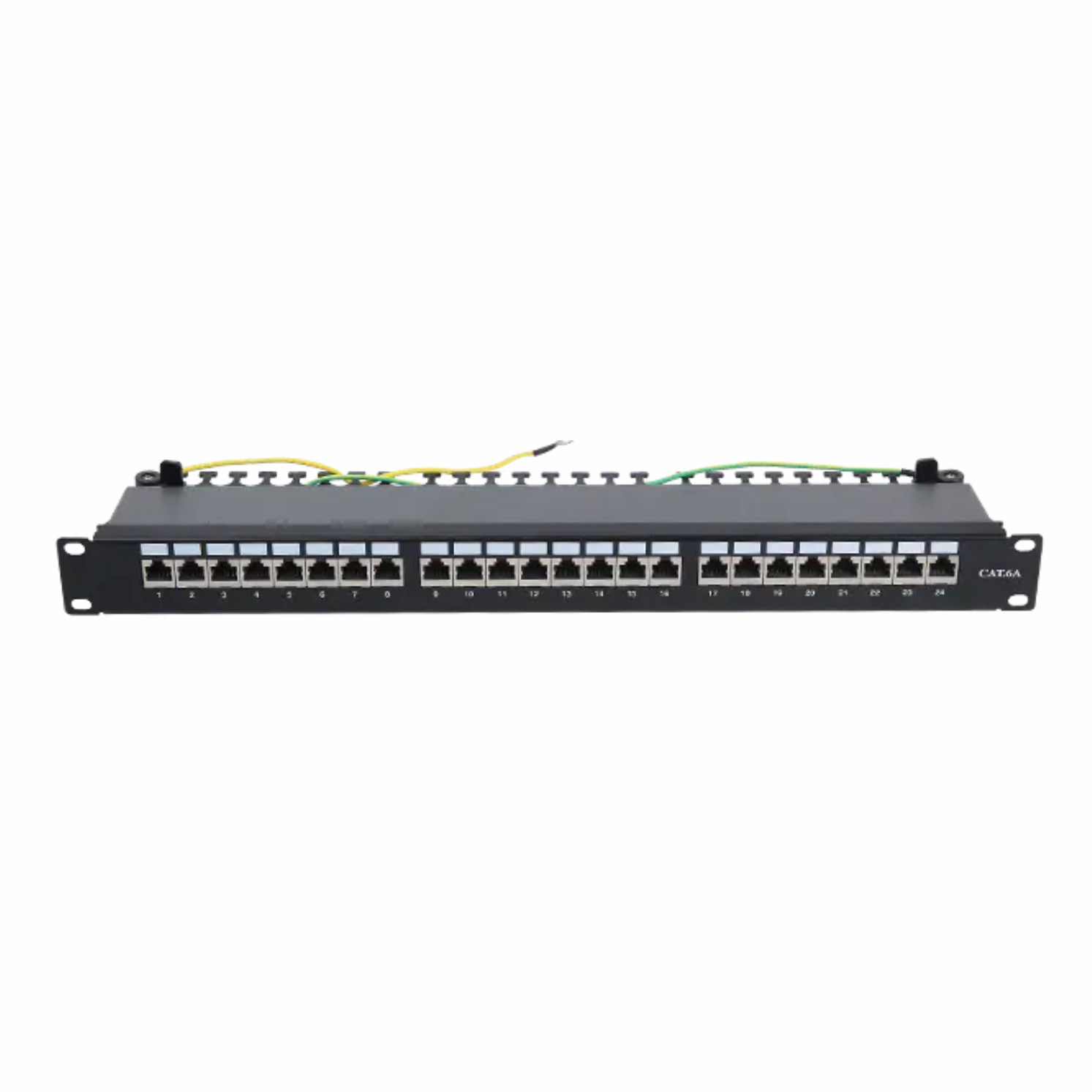 Экранированная патч-панель модели Cat5e - предназначена для организации кабельных соединений в структурированных кабельных системах. Изготовленная из высококачественного металла с порошковым покрытием, панель обеспечивает надежность и долговечность. Содер