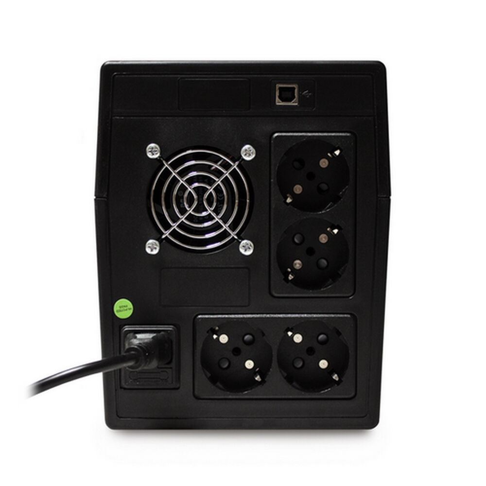 ИБП POWERMAN Smart Sine 2000 Мощность 2000 ВА/1400 Вт, батареи:  12 В 9 Ач - 2 шт, Розетки Shuko - 4