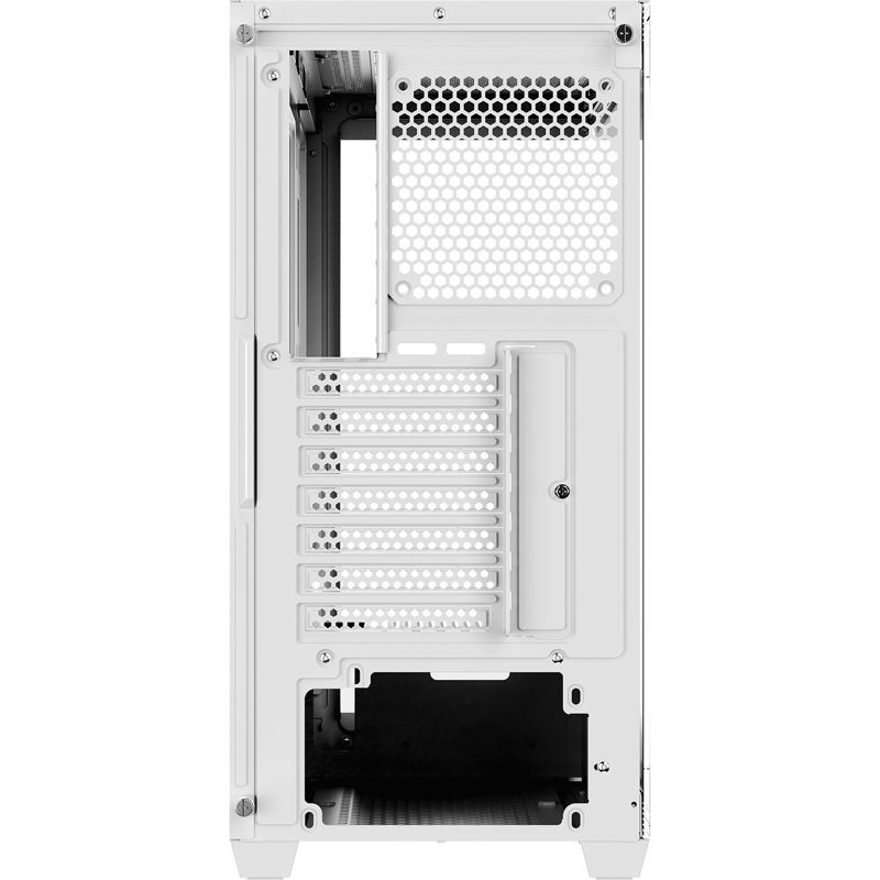 Корпус Ocypus Gamma C72 WH, Midi-Tower, TG, no fans, 2xUSB-A 2.0 + 1xUSB-A 3.0, ATX, mATX, mITX Whit