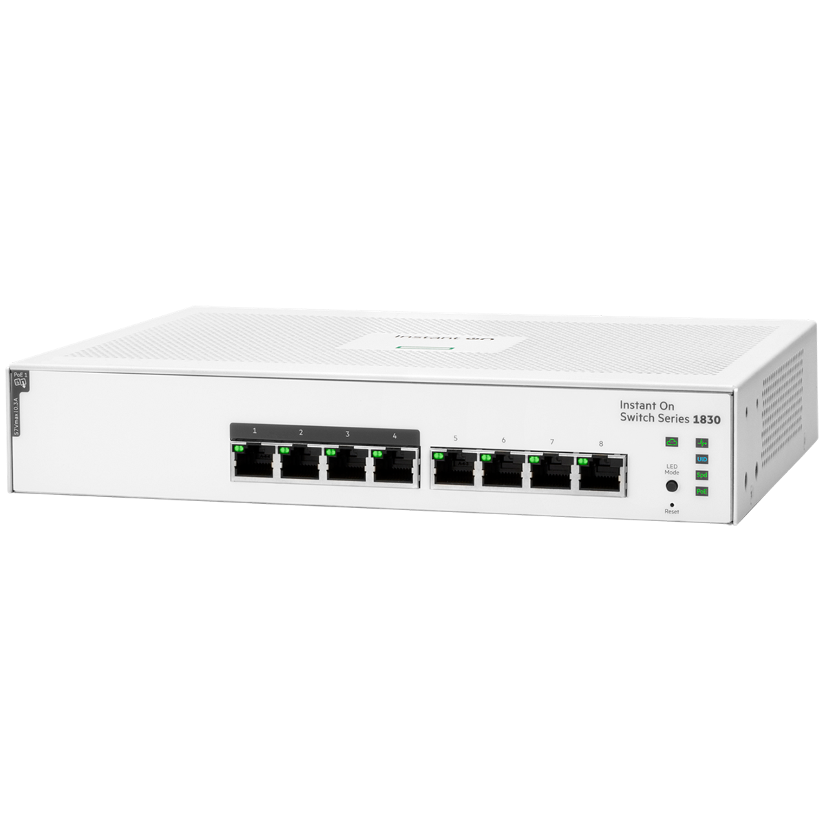 Коммутатор HPE JL811A HPE Aruba Instant On 1830 8G Web-managed  4p Class4 PoE 65W fanless Switch