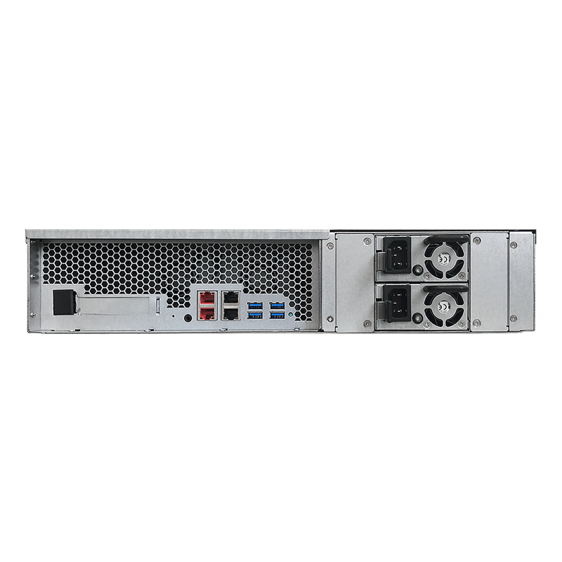 Сетевое хранилище ASUSTOR AS6512RD 12Bay/Intel Atom C3538, 2.1GHz/8GB DDR4/noHDD,LFF(HDD,SSD),/2x1Gb