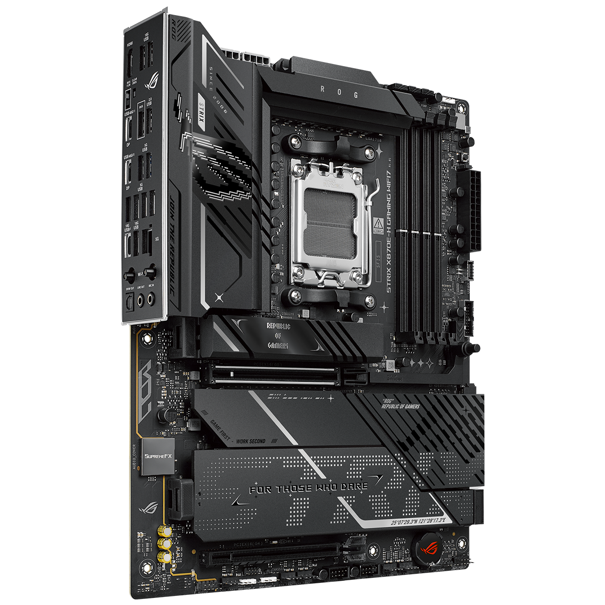 Материнская плата Asus ROG STRIX X870E-H GAMING WIFI7 Socket AM5 AMD X870E 4xDDR5 ATX AC`97 8ch(7.1)