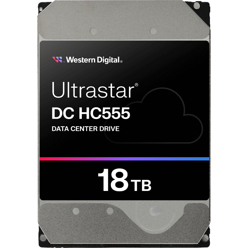 WD Ultrastar HC555 18Tb WUH722018CLE6L4