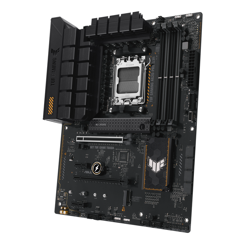 Материнская плата Asus TUF GAMING A620-PRO WIFI Socket AM5 AMD A620 4xDDR5 ATX AC`97 8ch(7.1) 2.5Gg 