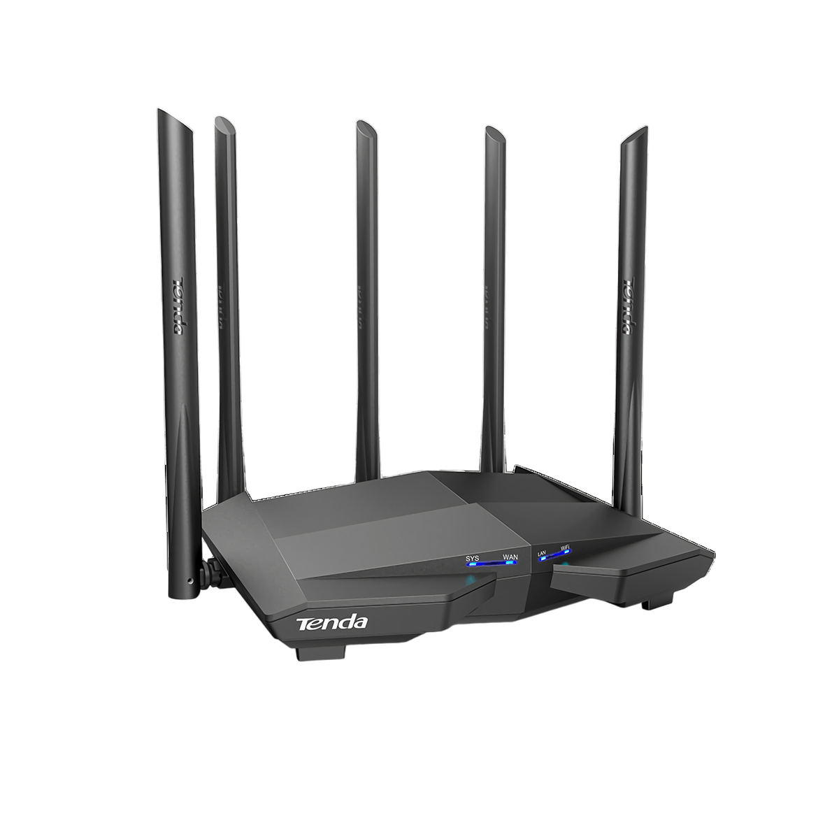 Роутер беспроводной Tenda AC11 AC1200 10/100/1000BASE-TX черный
