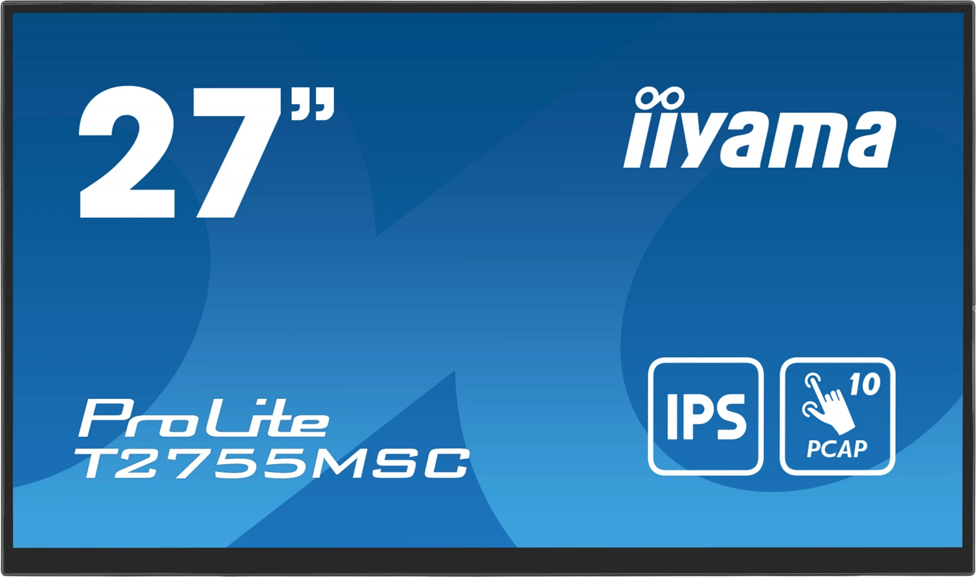 Монитор Iiyama 27" ProLite T2755MSC-B1 черный IPS LED 16:9 HDMI M/M матовая 400cd 178гр/178гр 1920x1