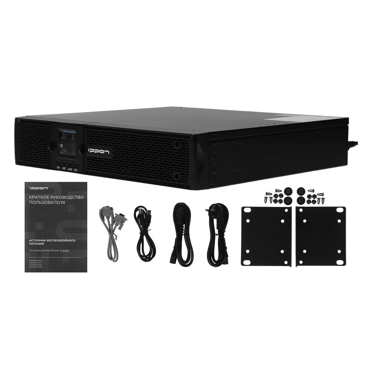 Источник бесперебойного питания Ippon Innova RTB 1500 1350Вт 1500ВА черный