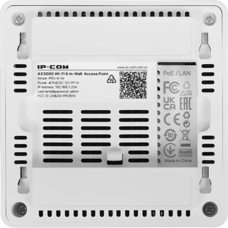 Точка доступа IP-Com Pro-6-IW AX3000 Wi-Fi белый