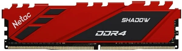 Память DDR4 16GB 3200MHz Netac NTSDD4P32SP-16R Shadow RTL Gaming PC4-25600 CL16 DIMM 288-pin 1.35В с