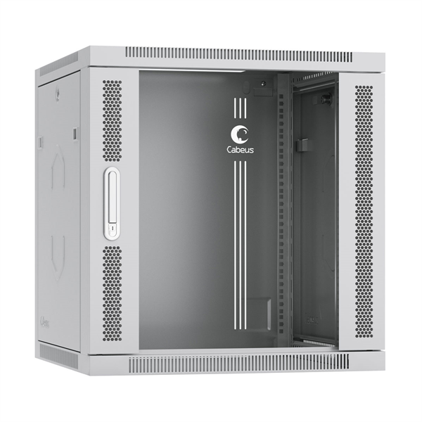 Шкаф Cabeus SH-05F-12U60/60-R Шкаф телекоммуникационный настенный разобранный 19" 12U 600x600x635mm 