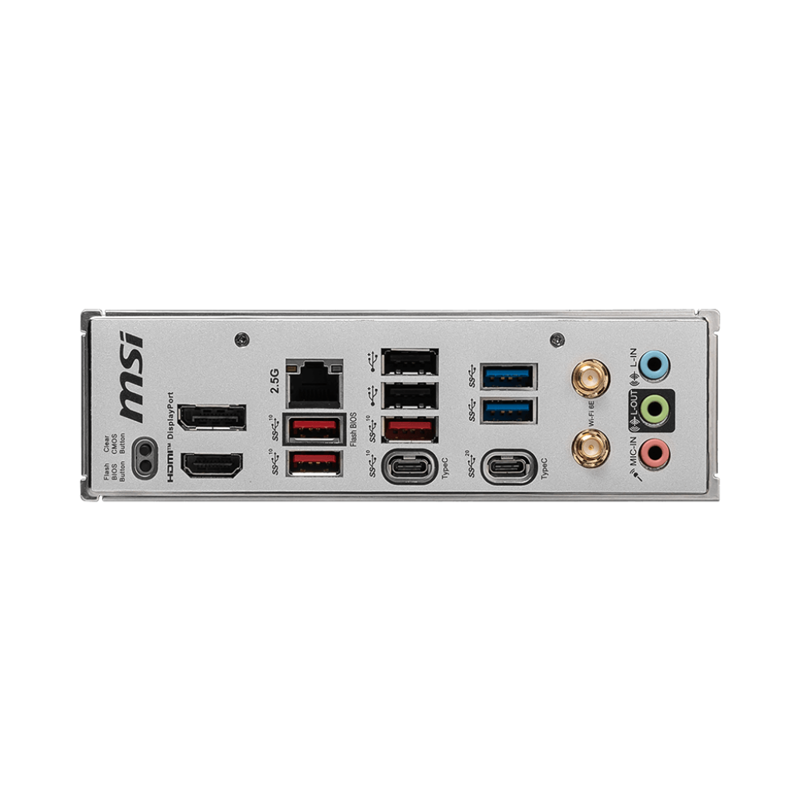 Материнская плата MSI B650M PROJECT ZERO B650, AM5, 4*DDR5, 1*PCIEx16, 1*PCIEx1, 2*M.2, 3*TypeC, 3*U
