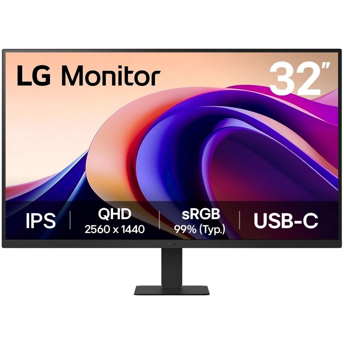 Монитор LG 31.5" 32U631A-B черный IPS LED 16:9 HDMI матовая 1000:1 250cd 178гр/178гр 2560x1440 100Hz
