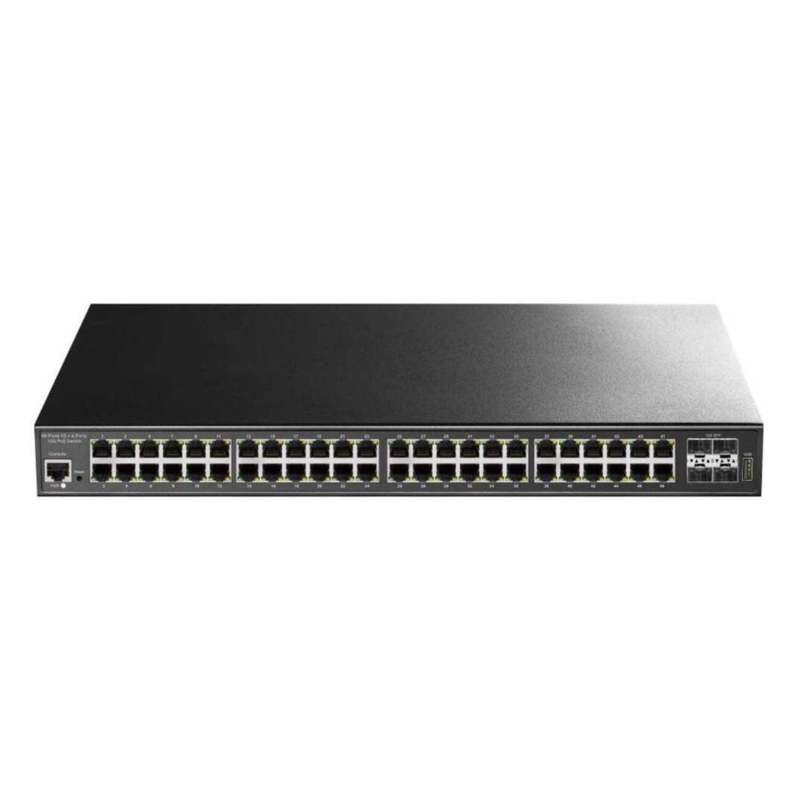 Коммутатор Cudy GS2048PS4-720W (L2) 48x1Гбит/с 4x10Гбит/с 4xКомбо(1000BASE-T/SFP) 4SFP+ 40PoE+ 4PoE+