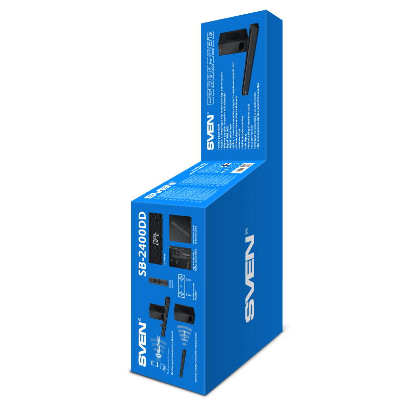 Саундбар Sven SB-2400DD 1.1 черный 400Вт BT