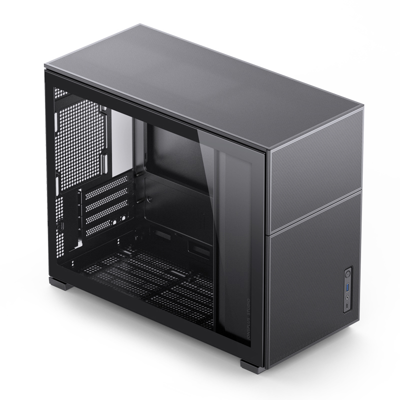 Корпус JONSBO D31 MESH, Mini-Tower, TG, no fan, 1xUSB-A 3.2 + 1xUSB-C 3.2, mATX, mDTX, mITX Black